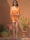 Nora Oversized Cropped Shirt and Tulip Skort Set