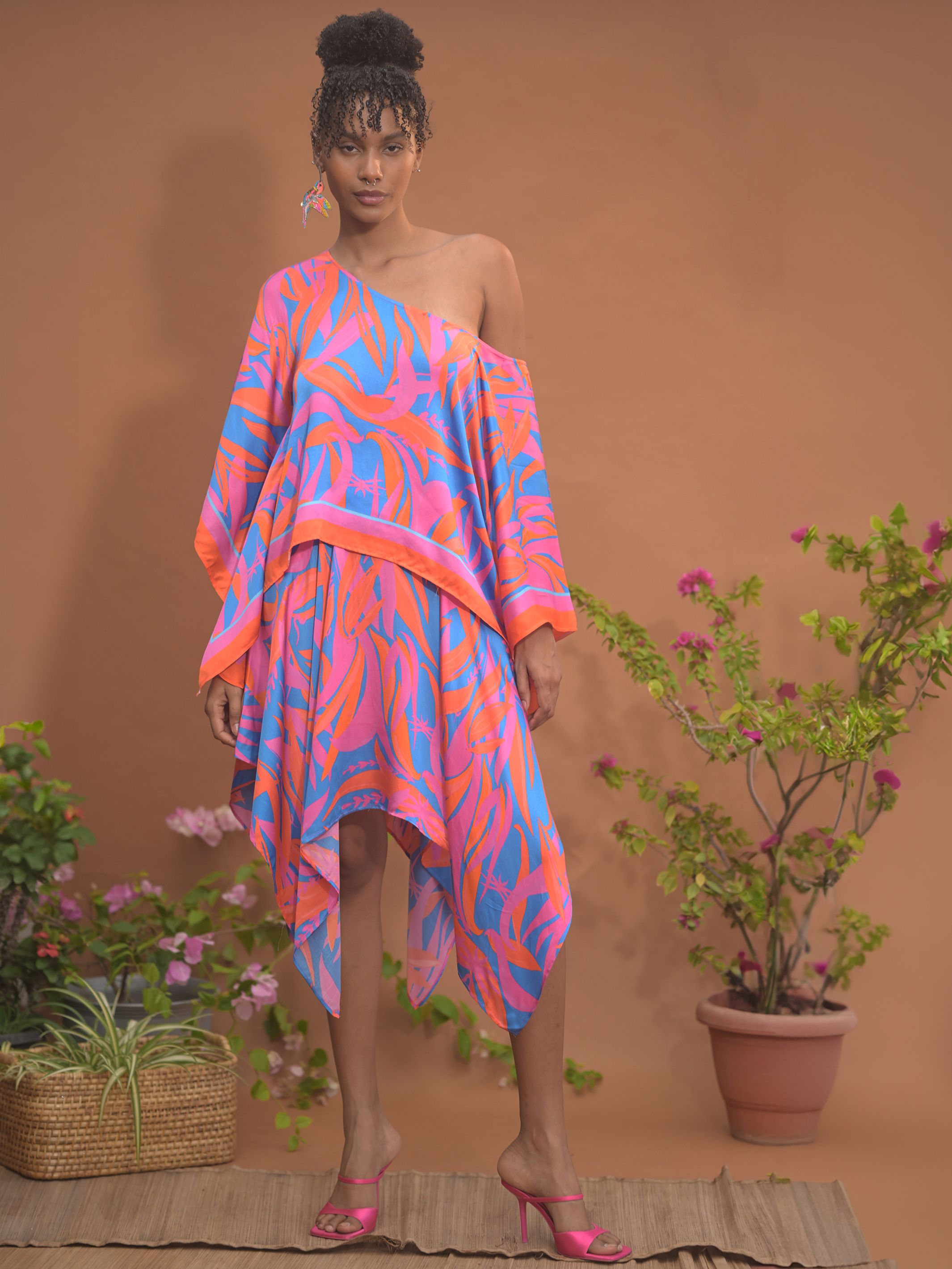 Leila Scarf Kaftan Blouse