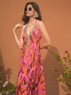 Jasmine Halter Maxi Dress