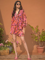 Jasmine Ruffled Mini Dress