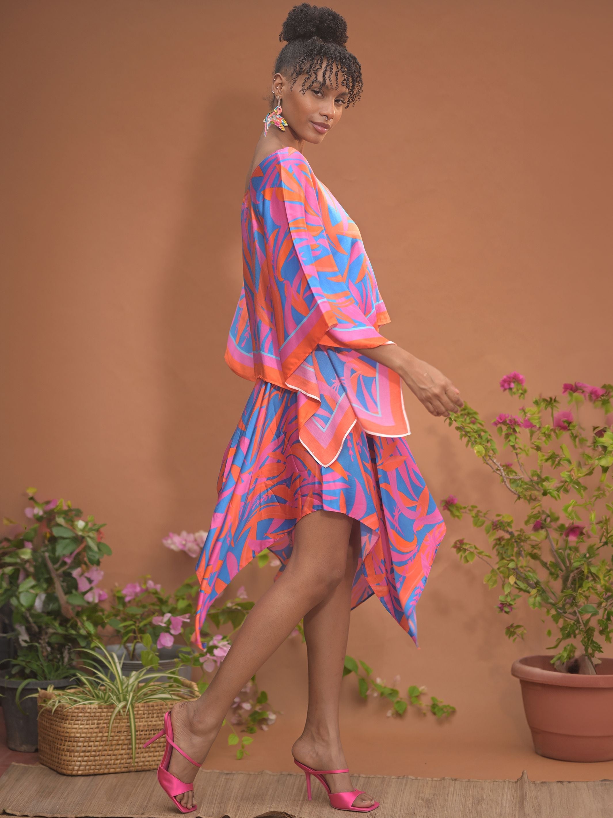 Leila Scarf Kaftan Blouse